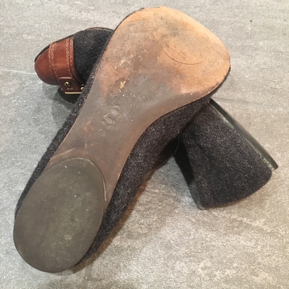 Tory Burch Wool and Leather Flats - Picture 3 of 3